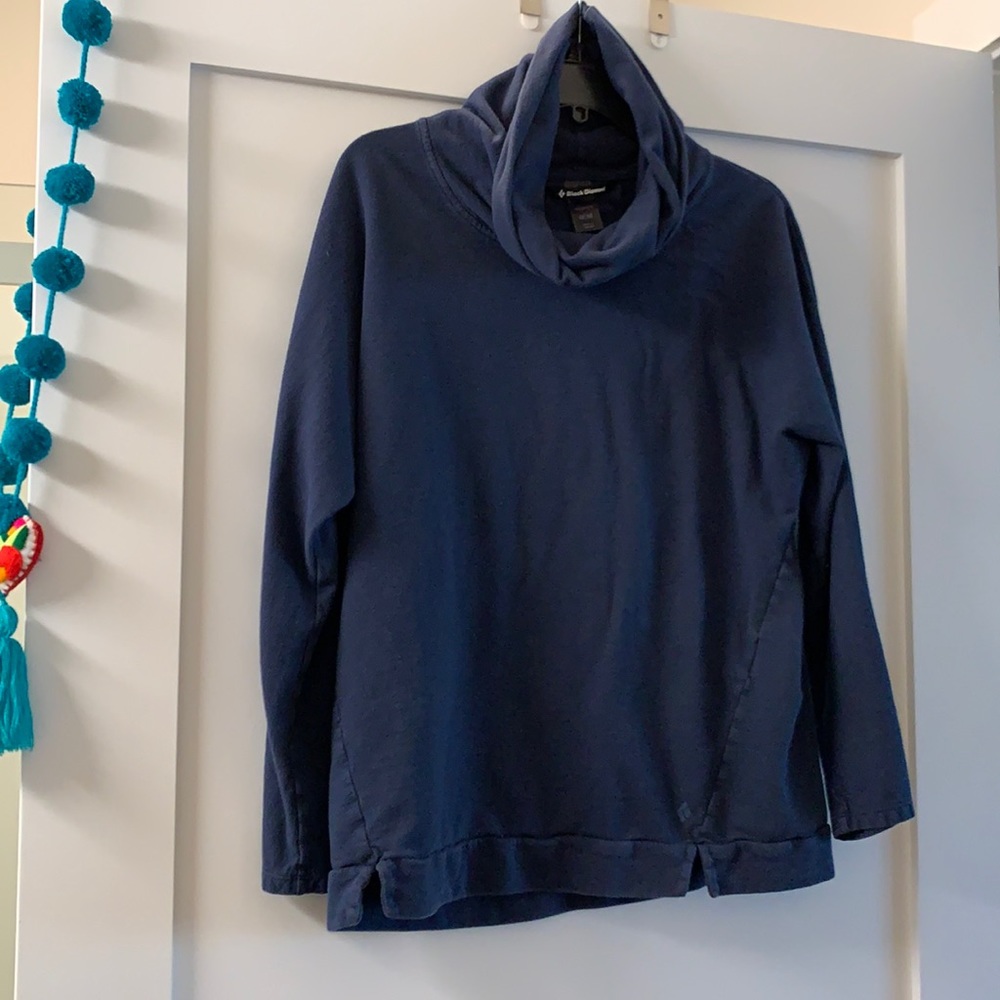 Black Diamond Cowl Neck Sweater